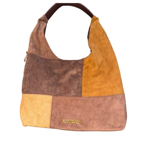 Viral Steve Madden Bcarey Cognac Multi Hobo Bag w/ secondary shoulder bag NWT - Picture 1 of 8